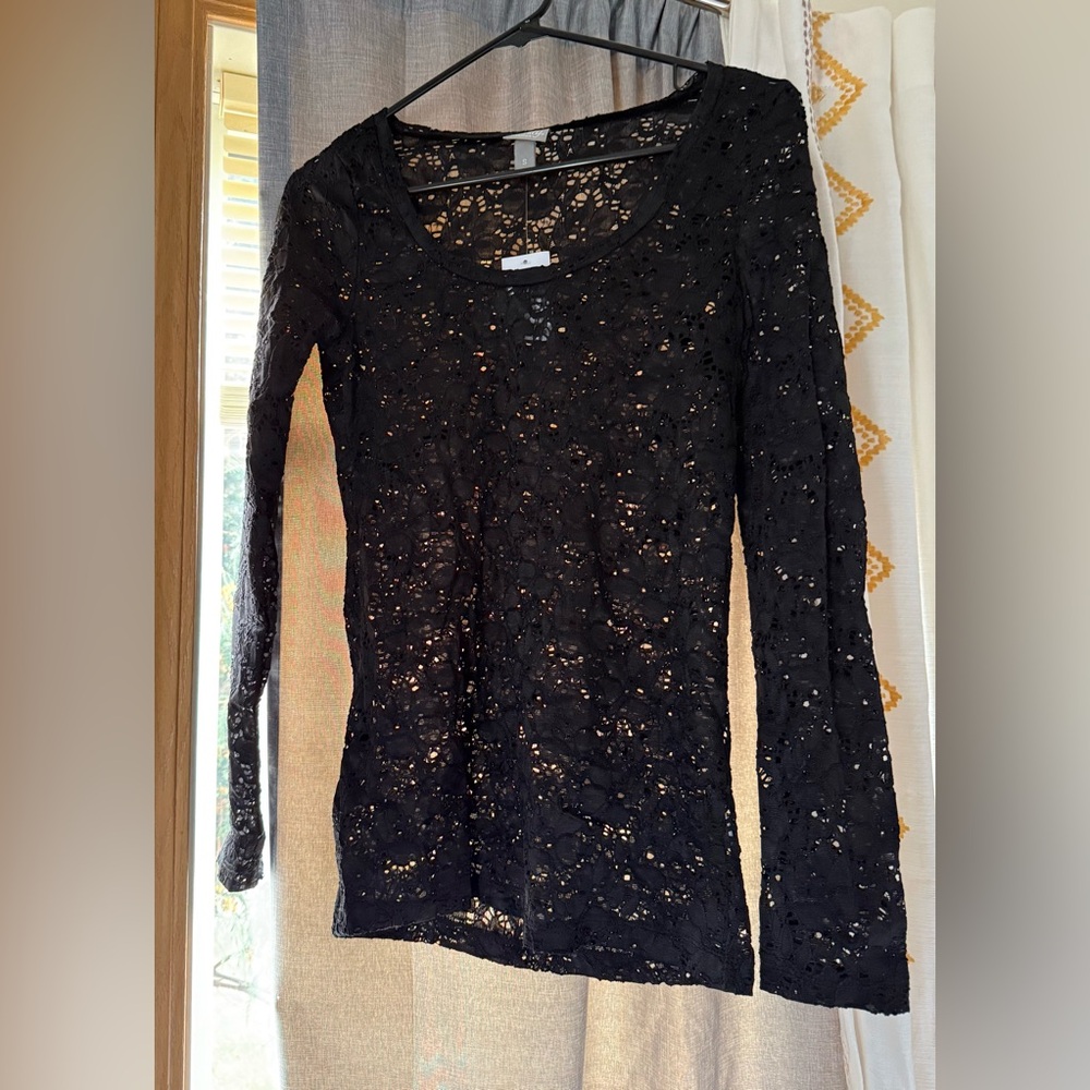 Vanity Black Lace Blouse